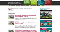 Desktop Screenshot of desarrolloterritorial.adec.org.ar